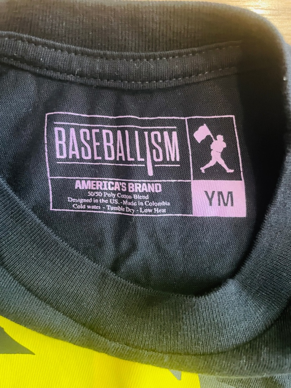 Kids' Black Short-Sleeve Baseball Graphic Tee - Picture 2 of 3